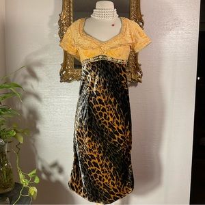 Voyage dress couture 90s rare